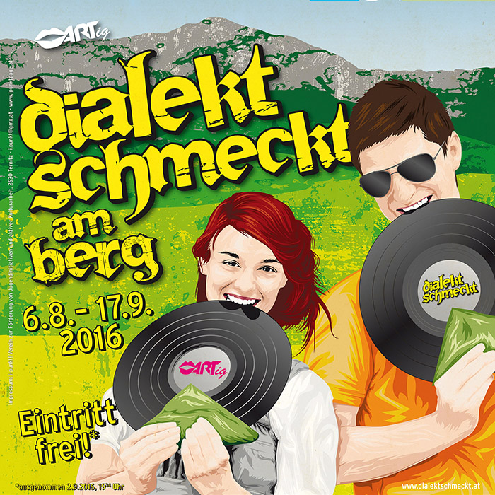 Dialekt schmeckt am Berg, 2016